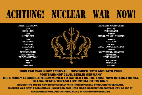 NUCLEAR WAR NOW! FEST VOLUME I NUCLEAR WAR NOW! FEST VOLUME I