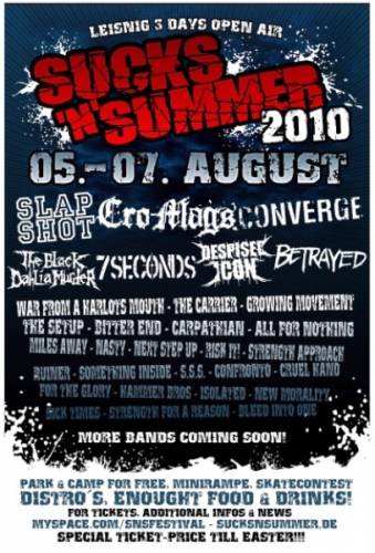 SUCKS N SUMMER 2010 SUCKS N SUMMER 2010