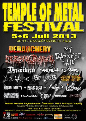 TEMPLE OF METAL OPEN AIR FESTIVAL 2013