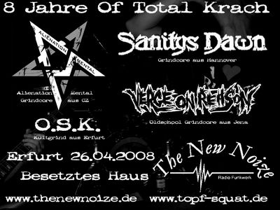 ALIENATION MENTAL, SANITYS DAWN, VERGE ON REASON, O.S.K. ALIENATION MENTAL, SANITYS DAWN, VERGE ON REASON, O.S.K.