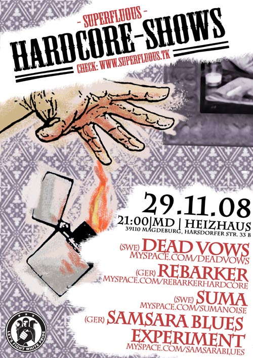 DEAD VOWS, SUMA, REBARKER, SAMSARA BLUES EXPERIMENT