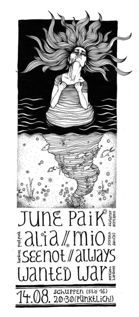 MIO, ALIA, SEENOT, ALWAYS WANTED WAR, JUNE PAIK