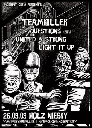 TEAMKILLER, QUESTIONS (BRA), UNITED AND STRONG, LIGHT IT UP