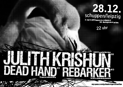 JULITH KRISHUN, DEAD HAND, REBARKER JULITH KRISHUN, DEAD HAND, REBARKER