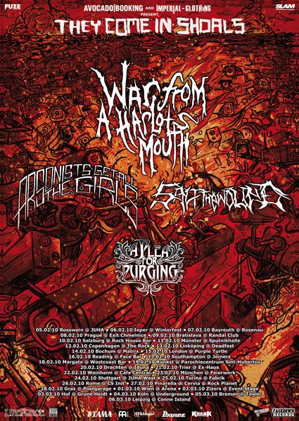 WAR FROM A HARLOTS MOUTH, AGATG, SALT THE WOUND, A PLEA FOR PURGING