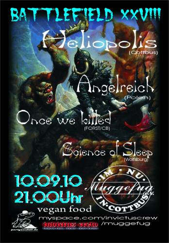 HELIOPOLIS, ANGELREICH, ONCE WE KILLED, SINCE OF SLEEP