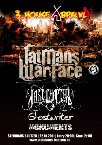 FAT MANS WAR FACE, EMPTY HANDED, LAST CHAPTER, MONUMENTS