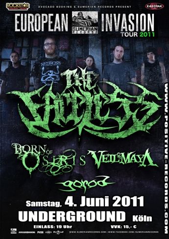 BORN OF OSIRIS, THE FACELESS, VEIL OF MAYA, GOROD