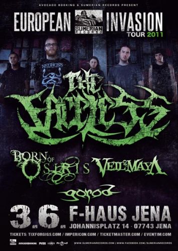 THE FACELESS, BORN OF OSIRIS, VEIL OF MAYA, GOROD