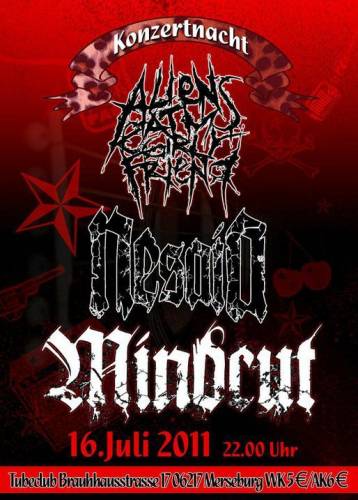 MINDCUT, NESAIA, ALIENS EAT MY GIRLFRIEND