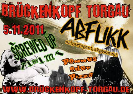 ABFUKK, SCREWED UP, POMMES ODER PIZZA