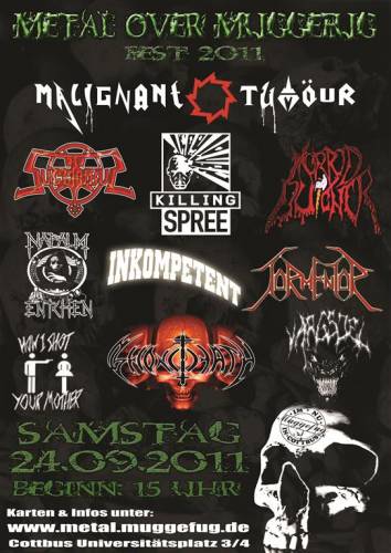 HOW I SHOT YOUR MOTHER, VARGSJEL, NAPALM ENTCHEN, SECOND DEATH, TORMENTOR, SUCCUBUS