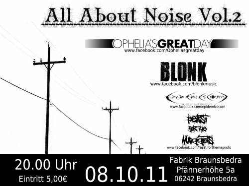 BLONK, OPHELIAS GREAT DAY, EPIDEMIC SCORN, FEAST FOR THE MAGGOTS