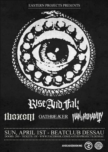 RISE AND FALL, THE SECRET, OATHBREAKER, MAN VS. HUMANITY