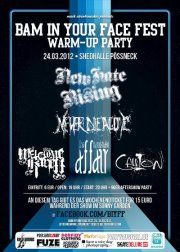 CARIION, WELCOME KAREN, THE HANDSHAKE AFFAIR, NEVER DIE ALONE, NEW HATE RISING