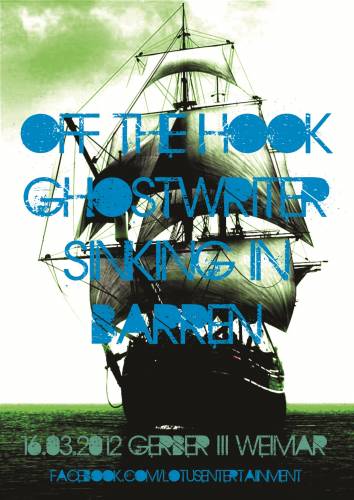 OFF THE HOOK, GHOSTWRITER, SINKING IN, BARREN OFF THE HOOK, GHOSTWRITER, SINKING IN, BARREN