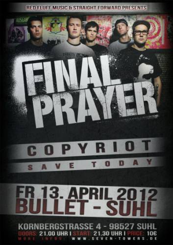 FINAL PRAYER, COPYRIOT, SAVE TODAY FINAL PRAYER, COPYRIOT, SAVE TODAY
