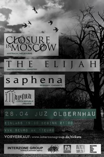 CLOSURE IN MOSCOW, THE ELIJAH, MARINA, SAPHENA