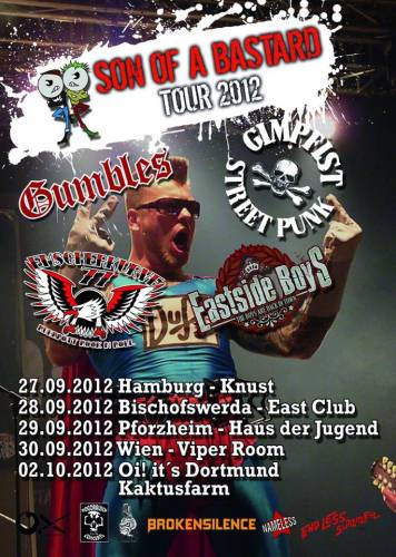 GIMP FIST, GUMBLES, EASTSIDE BOYS, EMSCHERKURVE77 GIMP FIST, GUMBLES, EASTSIDE BOYS, EMSCHERKURVE77