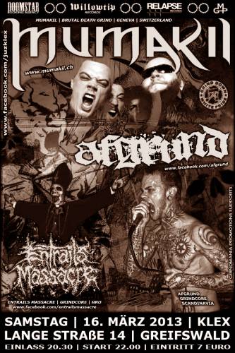 MUMAKIL, AFGRUND, ENTRAILS MASSACRE