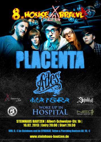 PLACENTA, MAIGRA, A DEAD END SOCIETY, WOKE UP IN HOSPITAL