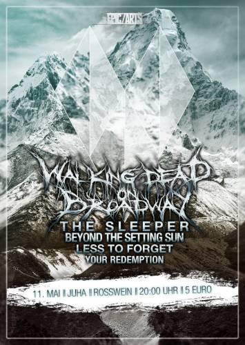 WALKING DEAD ON BROADWAY, THE SLEEPER, BEYOND THE SETTING SUN, LESS TO FORGET, YOUR REDEMPTION