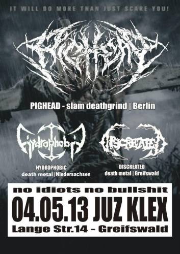 PIGHEAD, HYDROPHOBIC, DISCREATED PIGHEAD, HYDROPHOBIC, DISCREATED