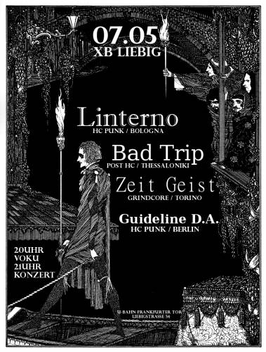 LINTERNO, BAD TRIP, ZEIT GEIST, AUF BEWÄHRUNG, GUIDELINE D.A.