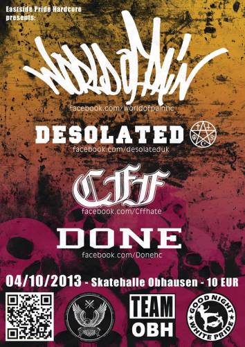 WORLD OF PAIN, DESOLATED, CFF, DONE