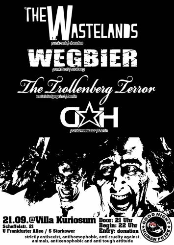 THE WASTELANDS, WEGBIER, THE TROLLENBERG TERROR, DAMPFHAMMER