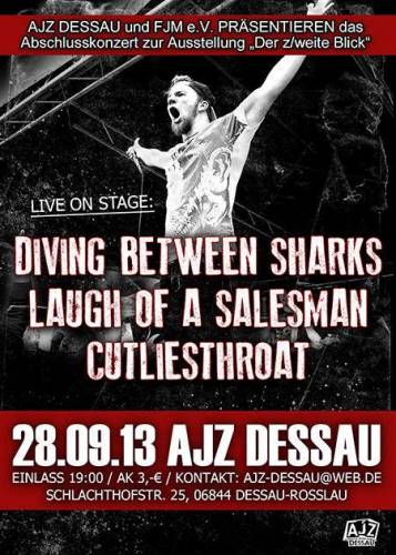 DIVING BETWEEN SHARKS, LAUGH OF A SALESMAN, CUTLIESTHROAT