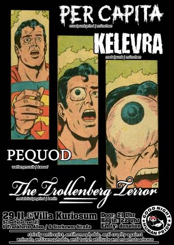 PER CAPITA, KELEVRA, PEQUOD, THE TROLLENBERG TERROR