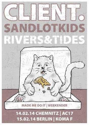 CLIENT., SANDLOTKIDS, RIVERS & TIDES