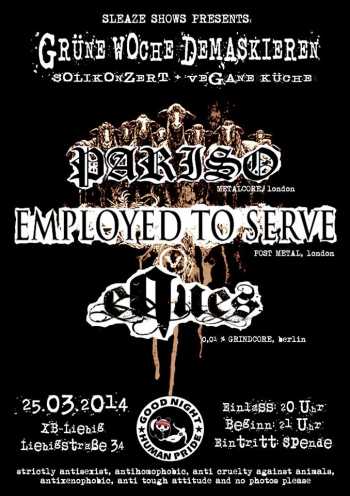 PARISO, EMPLOYED TO SERVE, EQUES