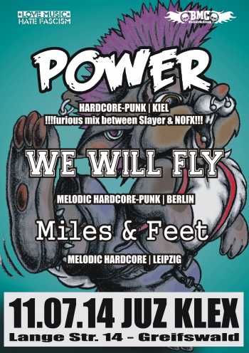 POWER, WE WILL FLY, MILES & FEET