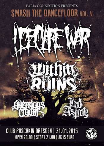 I DECLARE WAR, WITHIN THE RUINS, AVERSIONS CROWN, LED ASTRAY