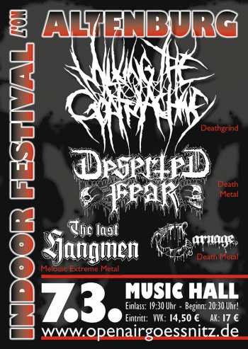 MILKING THE GOATMACHINE, DESERTED FEAR, THE LAST HANGMEN, CARNAGE